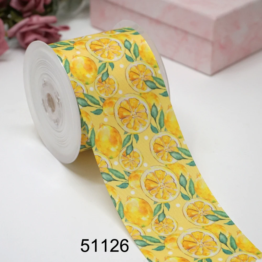 DIY Cartoon Fruit Printed Grosgrain Ribbon For Craft Supplies Sewing Accessories 5 Yards, Planar Resins Mold 10 Pieces. 50607