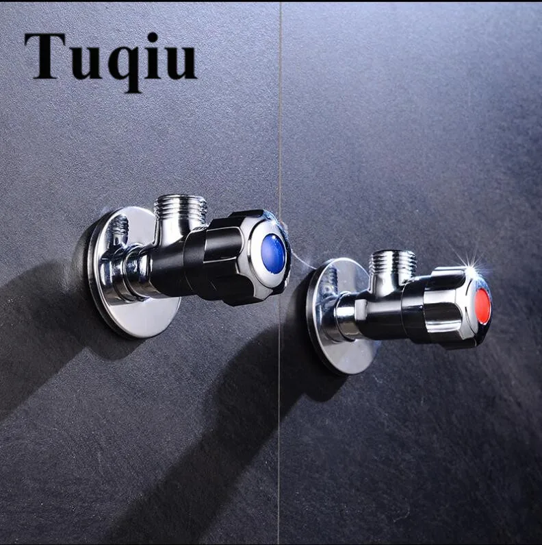 

Запасной кран Vidric 1/2 "x 1/2", хромированный Латунный Угловой запорный клапан, запорный треугольный клапан для воды, для смесителя и туалета