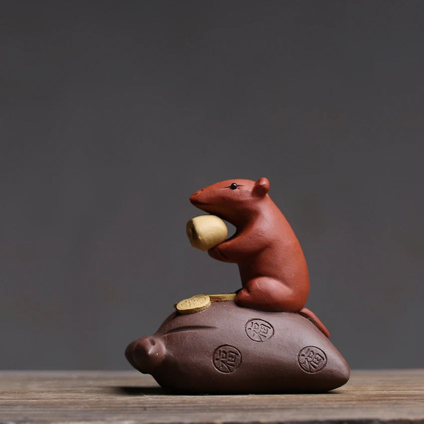 

Креативные фигурки мыши, чайные домашние животные, искусство и ремесла, миниатюрные животные, сказочный сад, аксессуары для украшения дома, свадебные подарки