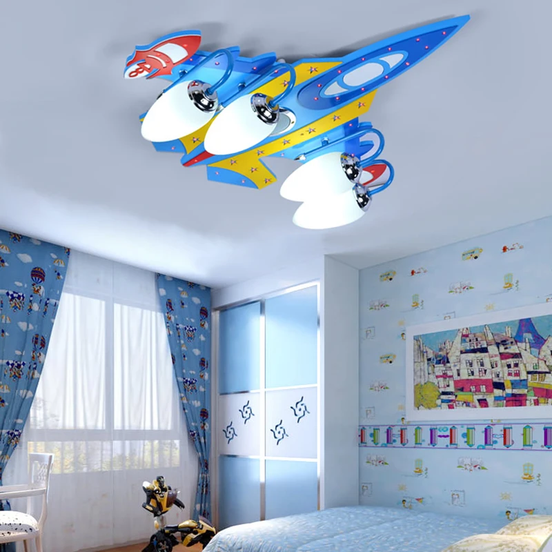 Bluetooth airplane living room decoration salon bedroom decor led lights for room indoor chandelier lighting chandeliers ceiling
