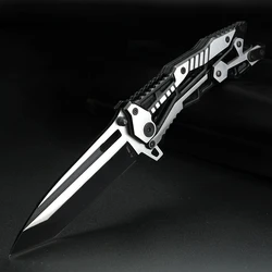 XUANFENG Folding Knife 9CR18MOV Steel Pocket Knife Outdoor Folding Blade Knife Portable EDC Tool with Clip