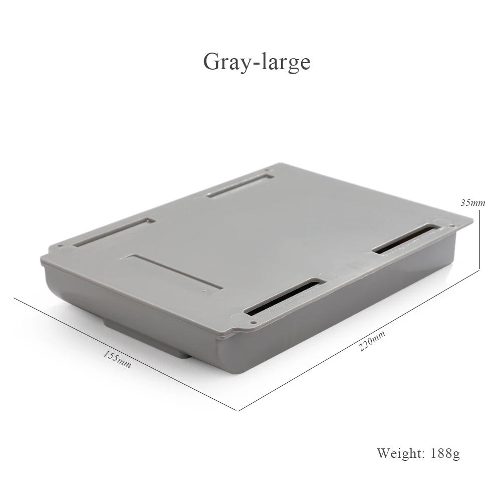 Creative Desk Hidden Drawer-Type Pencil Storage Case High Capacity Desktop Sundries Stationery Storage Box Simple Practical