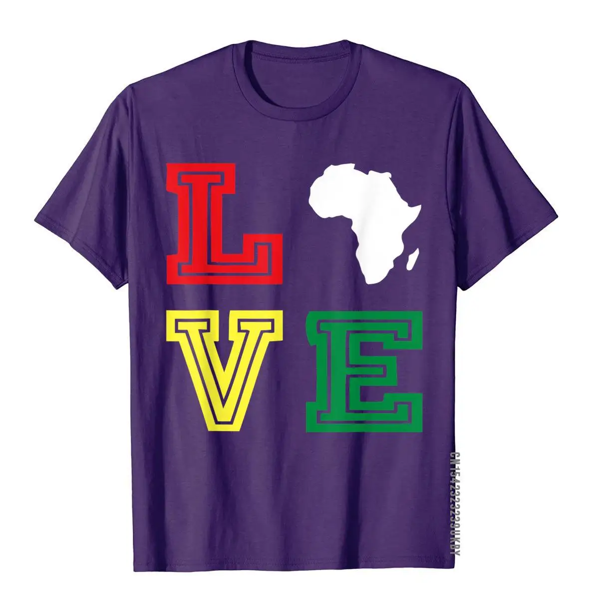 Love Motherland Africa Map T-Shirts Black African Pride Personalized Cotton Men Tops Shirts Printed Fitted T Shirt