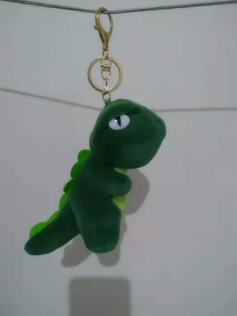 

Green cute little monster plush toy for key pendant gift