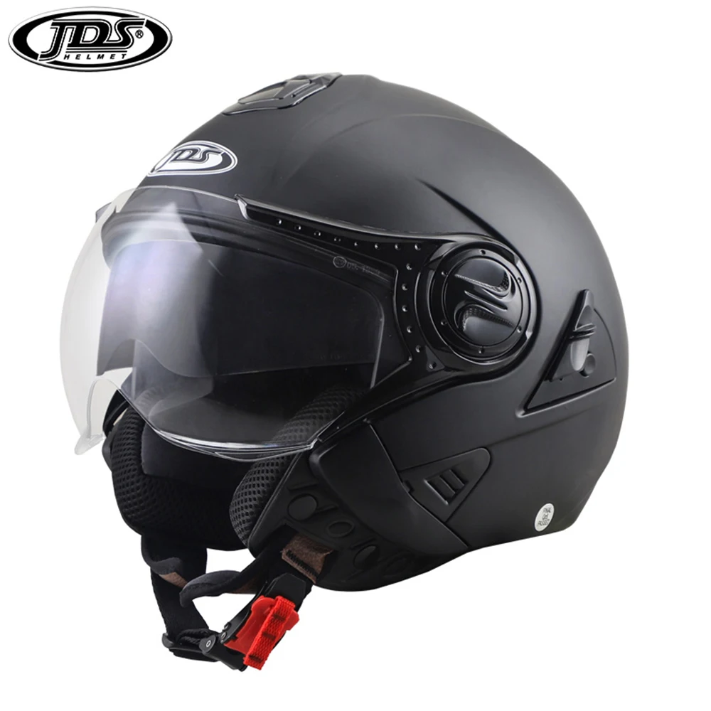 JDS Motorcycle Helmet Moto Vintage Motorbike Scooter Chopper Moto Helmet Retro Crash Helmets Motorcycles Bike Pilot Jet Helmet