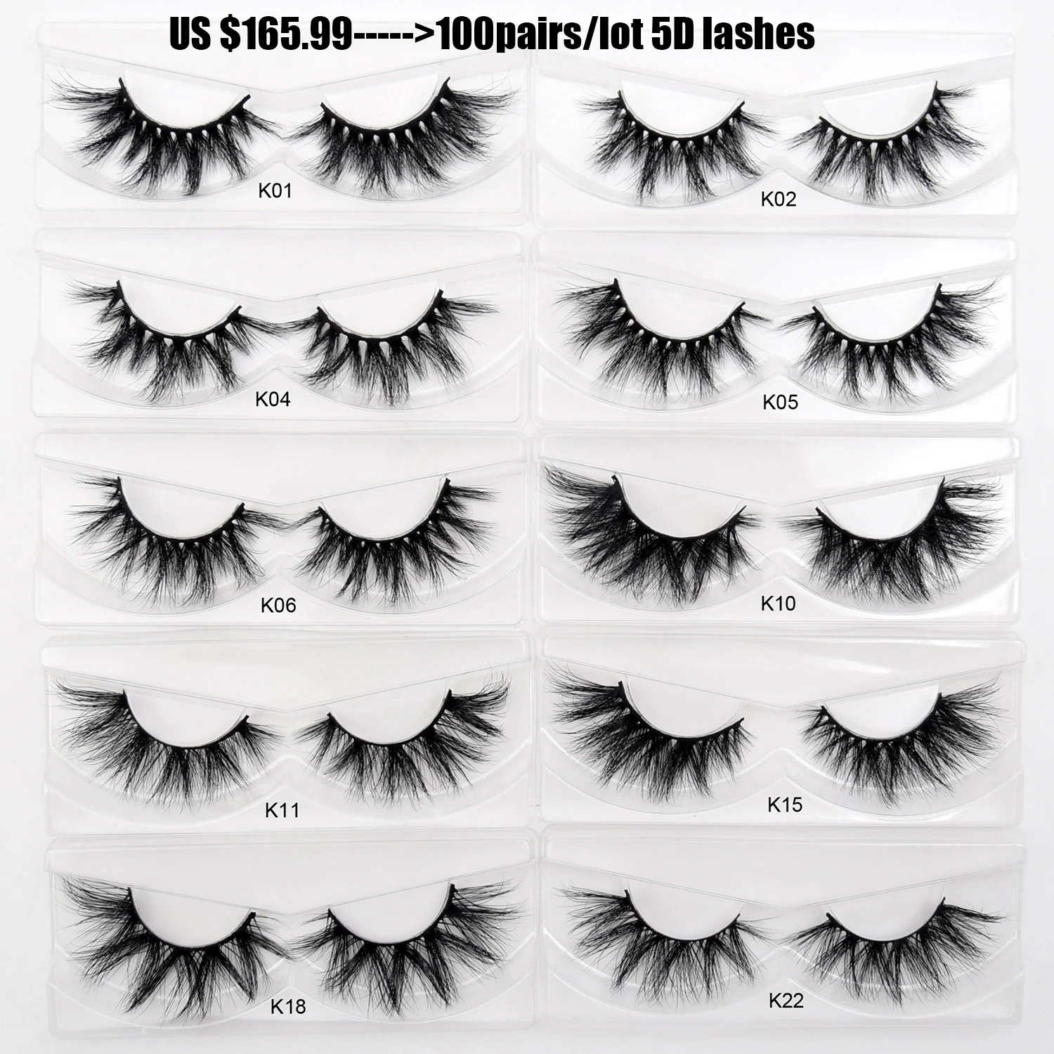 30 pairs/pack visofree eyelashes with tray no box wholesale 3d mink lashes makeup mink eyelashes handmade crisscross lash cilios