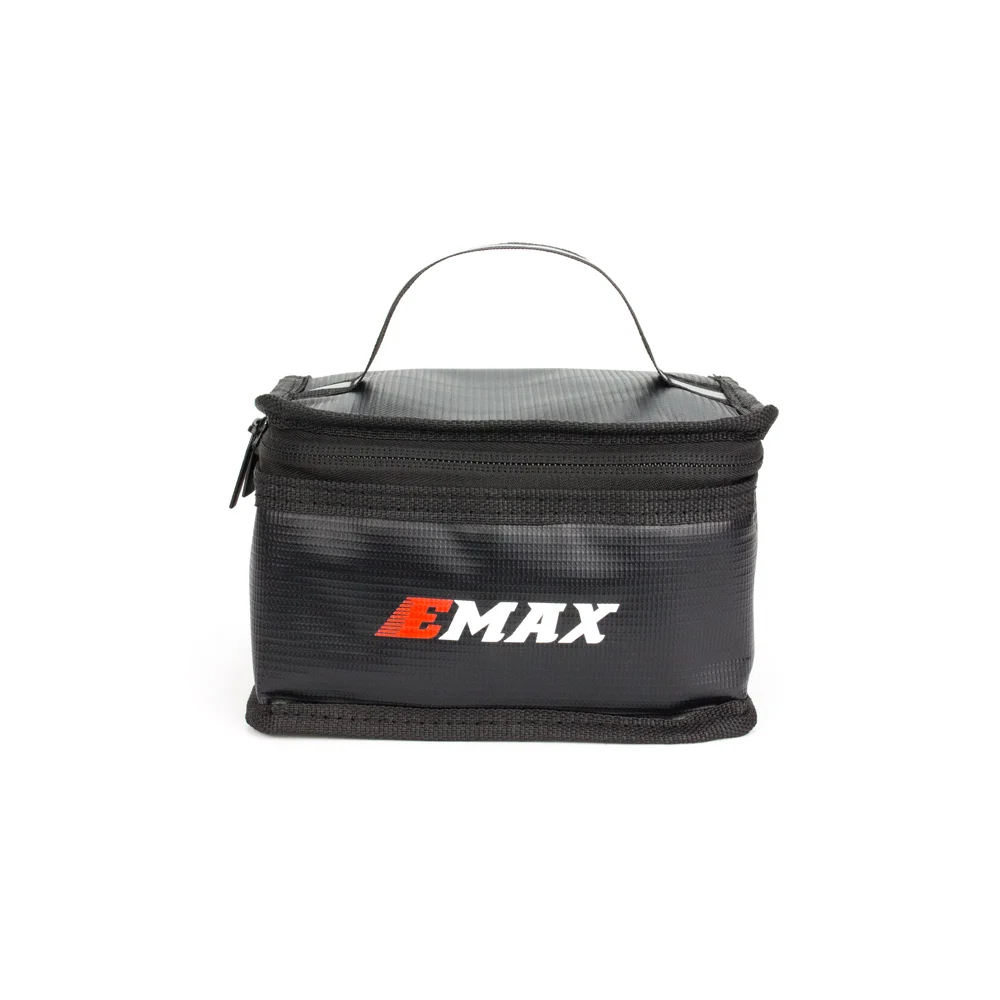 Emax Fireproof Waterproof Lipo Battery Safety Bag155*115*90mm(Black )/200*150*150mm(Grey) For RC Plane Drone Handbag