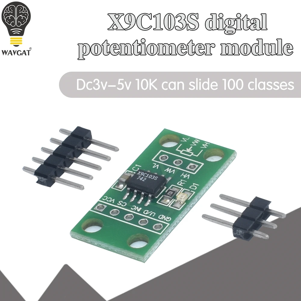 X9C103S Digital Potentiometer Board Module DC3V-5V For Arduino