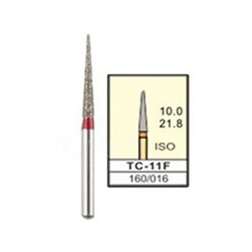 100 peças de diamante dental burs fino e extra fino fg bur TC-21F / TC-11F ,TC-11EF, TC-21EF