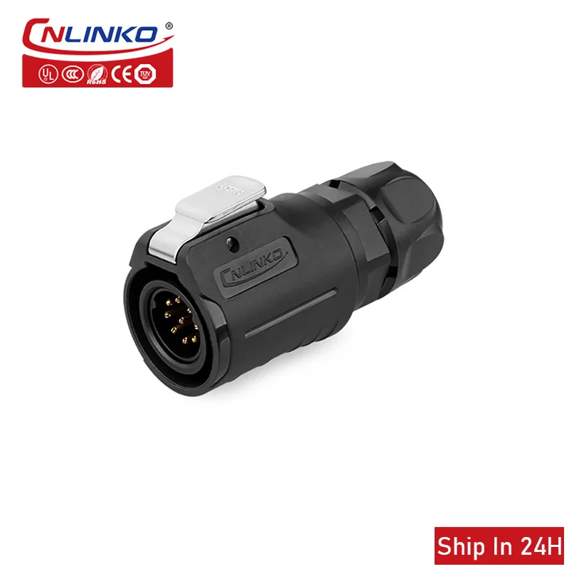 Cnlinko LP16 IP67 Waterproof 2 3 4pin Industrial Power Connector Plug Socket for Tractor Agriculture Equipment Free Shipping