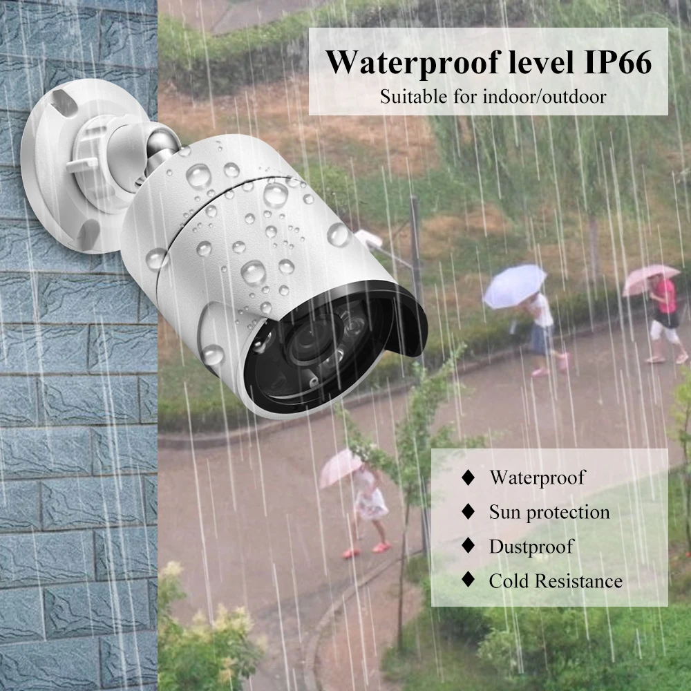 POE NVR Kit 16CH 5MP 3MP CCTV Camera Security System Outdoor Audio IP Camera Video Surveillance Set Motion Detection XMEye App