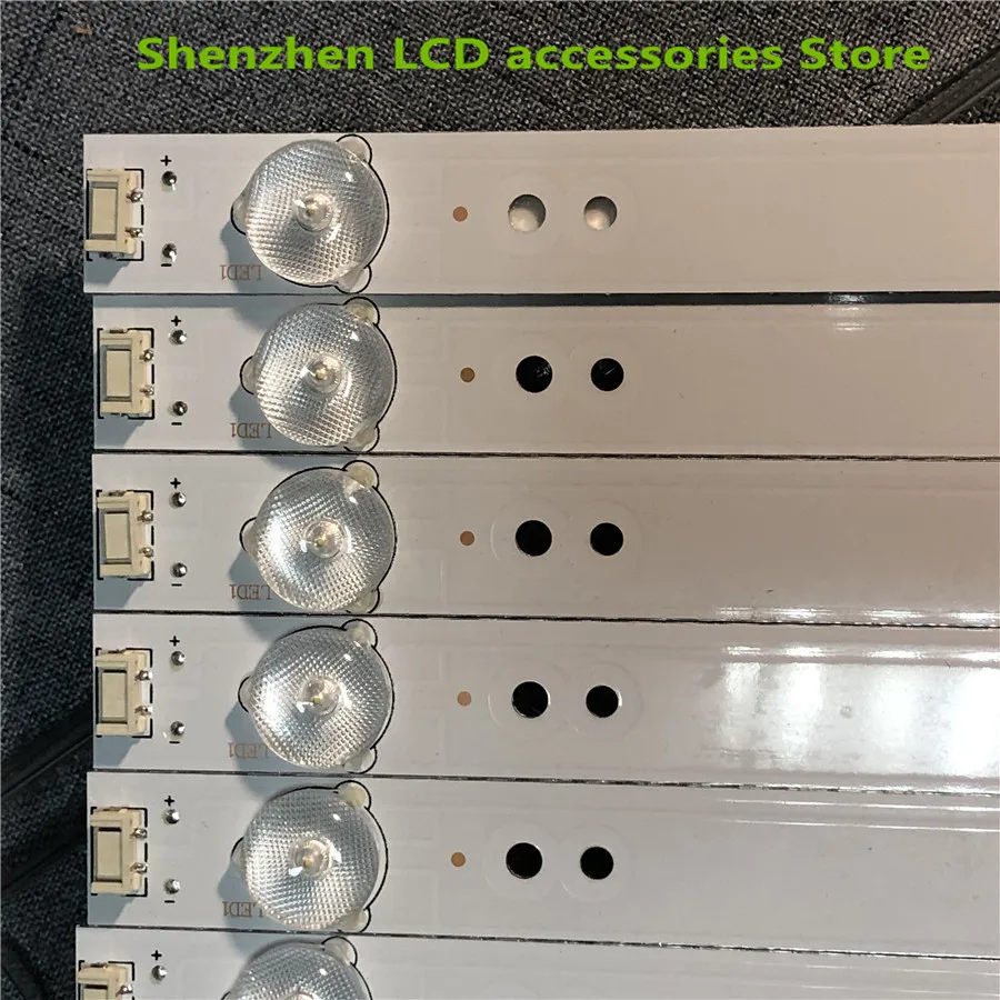 12Pieces/lot For Skyworth U50 50E366 WCD backlight strip 50E5DHR 50X5 5800-W50002-2P00 6LEDS 488MM 100%NEW