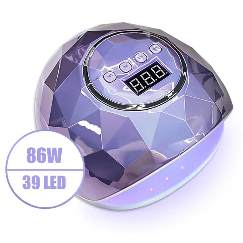 2024 86W UV LED Lamp Nail Dryer For Nail Manicure With 39 PCS LEDs Fast Drying Nail Drying Lamp Curing Light For All Gel Polish