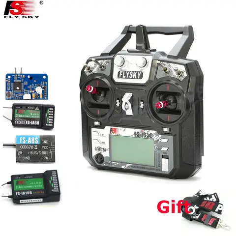 Flysky FS-i6X 10CH 2.4GHz RC Transmitter U-Angel-1988