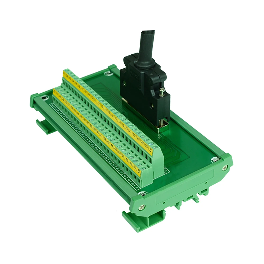 Carte d'adaptateur de terminaux de relais 50 broches SCSI50, pour Yaskawa/Delta/Panasonic/Mitsubishi Servo CN1 HL-SCSI-50P pour A2/AB, ASD-BM-50A