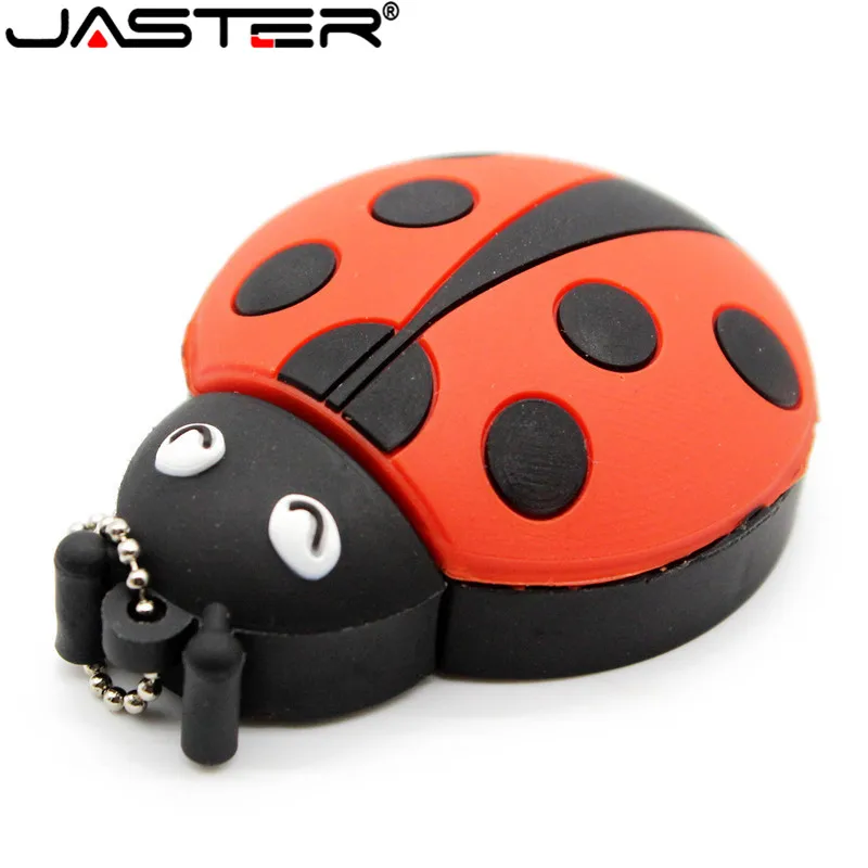 

JASTER Christmas gift!New Cartoon insect model usb 2.0 memory flash stick pendrive 4GB 8GB 16GB 32GB 64GB Business gift U disk