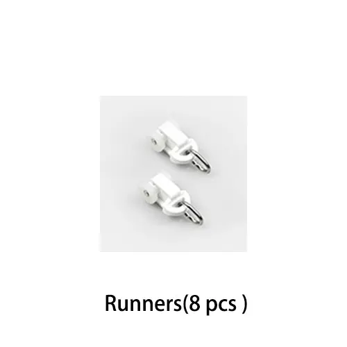 Zemismart ZM79 Vorhangmotor-Zubehör, Schienengürtelläufer trägt Getriebestecker, funktioniert mit Tuya Alexa Google Home