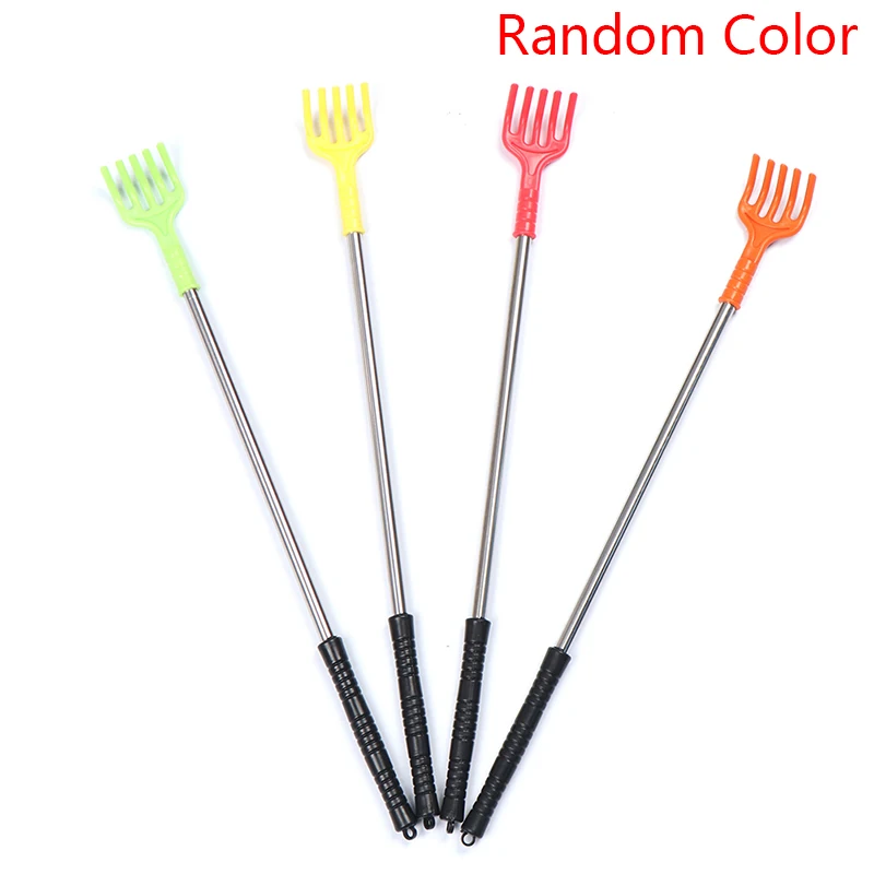 Portable Pen Clip Back Scratcher Stainless Steel Back Scratcher Massage Tool Convenient Claw Back Massager Random Color