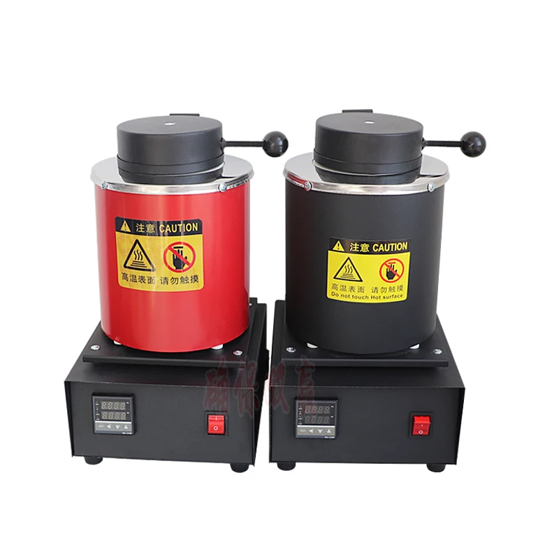 3KG เตาหลอมพร้อมเบ้าหลอมกราไฟท์ทองเงินทองแดงและอลูมิเนียมเตาหลอมสําหรับหล่อเครื่องประดับทําอุปกรณ์