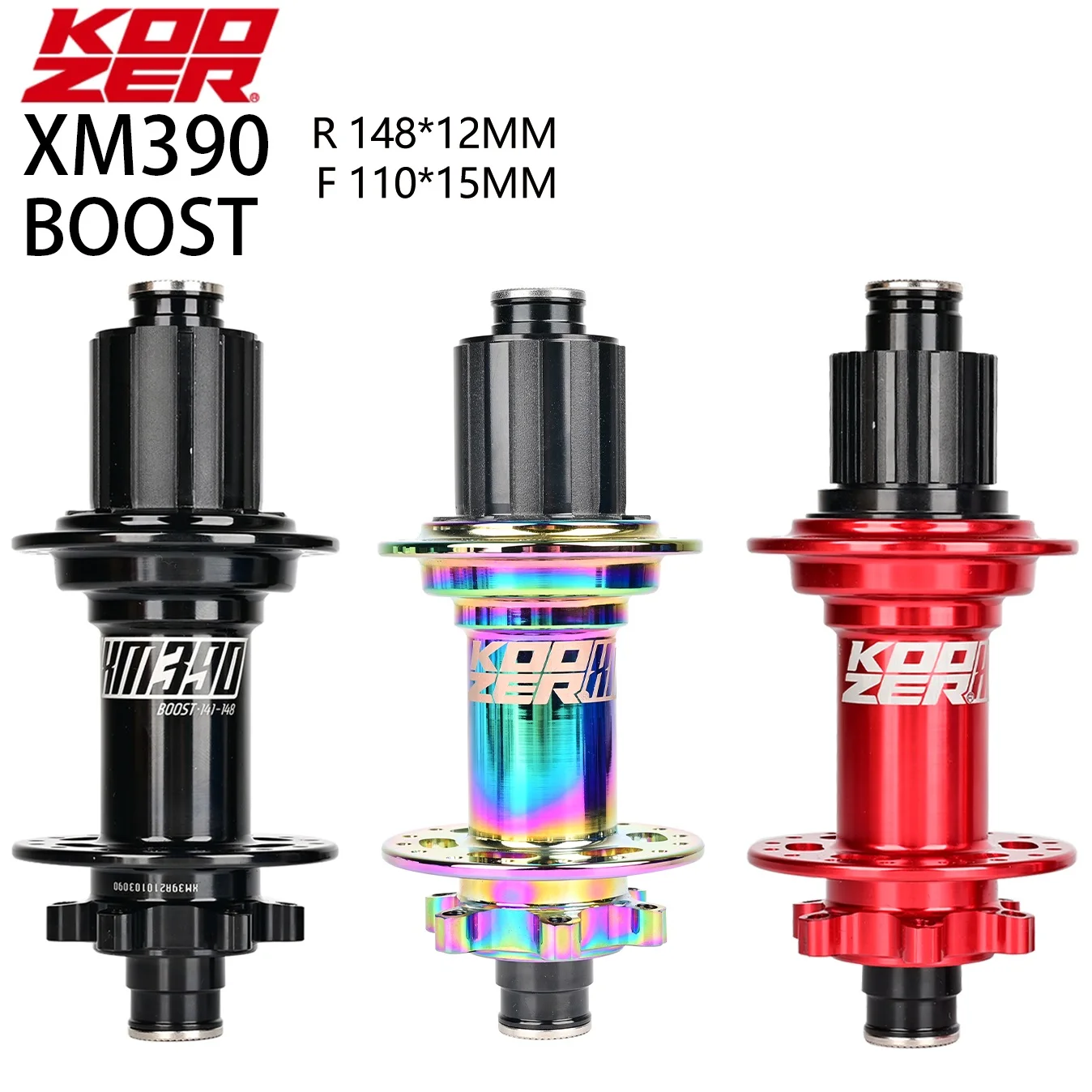 

Ступица дисковая KOOZER XM390 для горного велосипеда, передняя, задняя, 15x110, 12x148, герметичная ступица подшипника, 6 болтов, 32H, 11, 12 Скоростей, велосипедная ступица