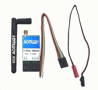 Long Distance AOMWAY 5.8G 200mw Radio video AV 5.8GHZ Wireless Telemetry System Transmitter 500-1KM for FPV Multicopter