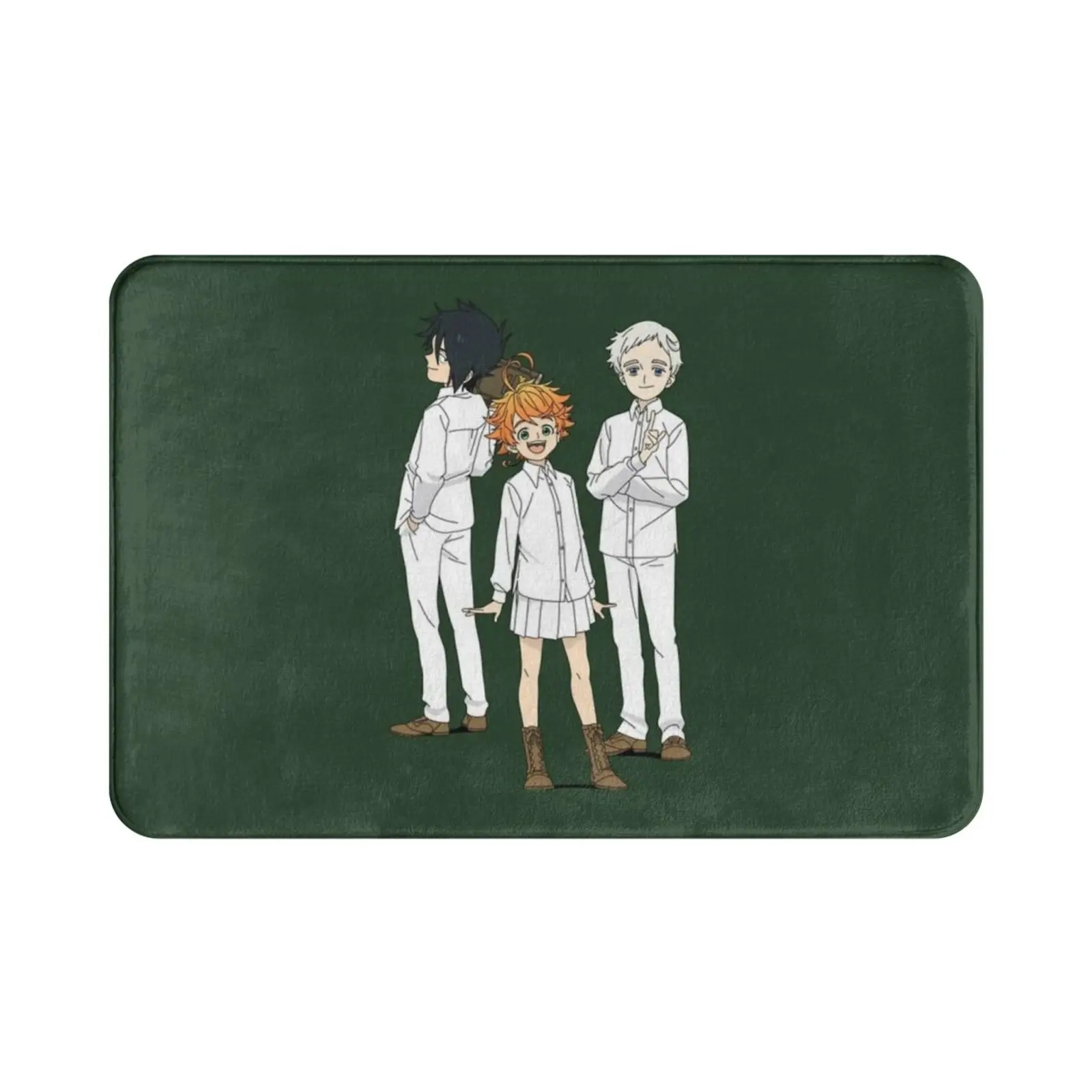 Alfombra de inocencia, cojín suave Yakusoku No Neverland The Promised Neverland Mama Norman Ray Grace Field