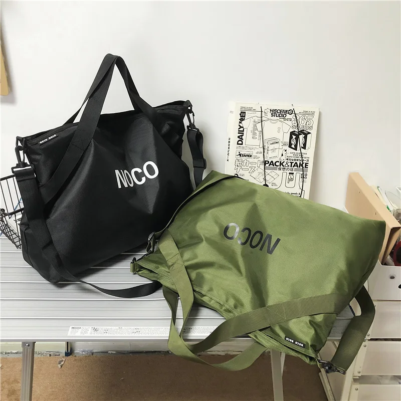 Fashion Large Travel Bag Women Cabin Tote Bag Handbag Waterproof Oxford Shoulder Bag Women Weekend Gym Bag Female