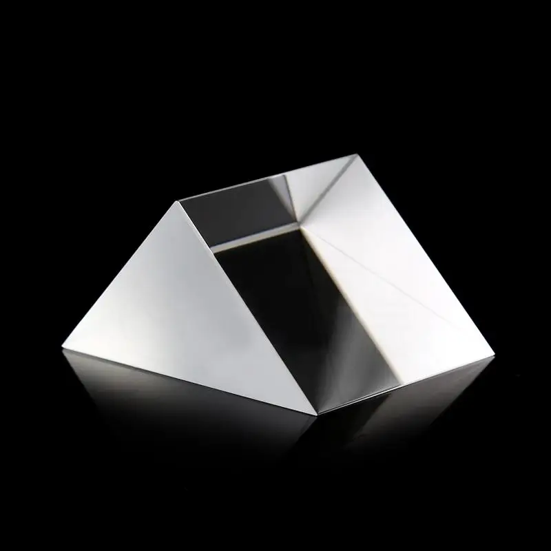 

45x45x45mm Optical Glass Prisms Equilateral Triangle Right Angle K9 Prisms Lens Light Spectrum Physics Medicine