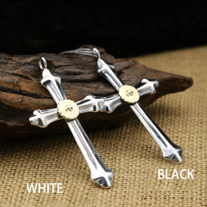 Eagle Man Necklace Goro Takahashi Jewelry Cross Pendant Indian Style 925 Thai Silver Pendants Men\'s Vintage Fine Accessories