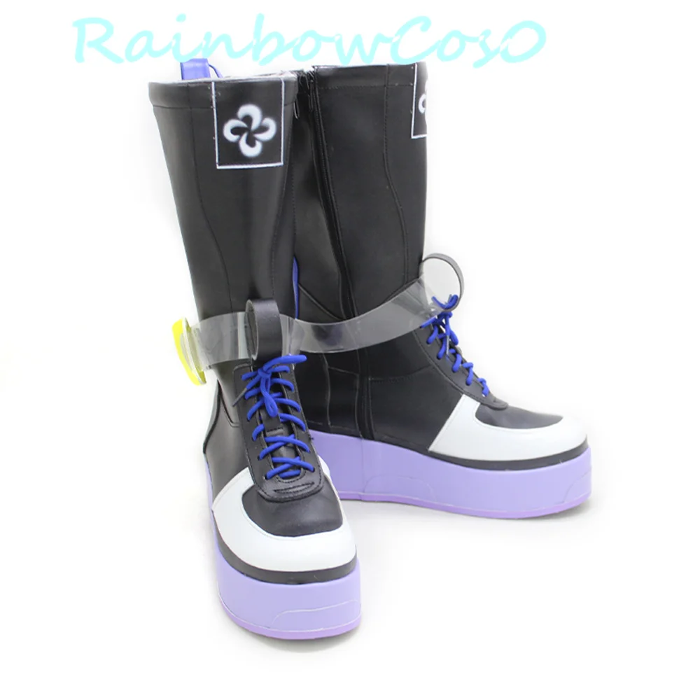 Arknights mizuki cosplay sapatos botas jogo anime carnaval festa dia das bruxas rainbowcos0 w1906