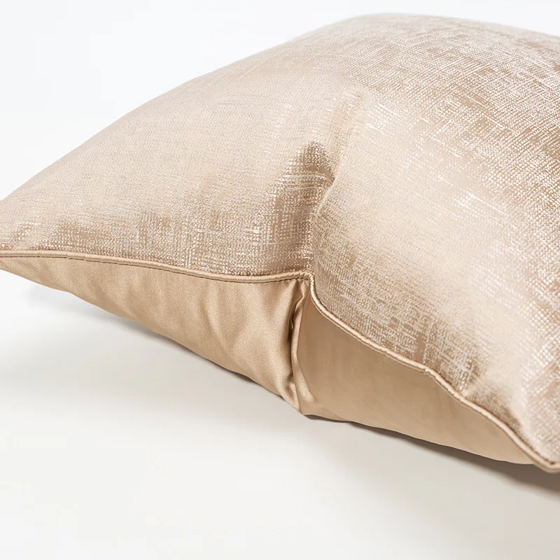 30*50cm/45*45cm/50*50cm Texture Brown Pillowcase Simple Style Home Decoration Cushion Cover Sofa Cover Bedroom Polyester