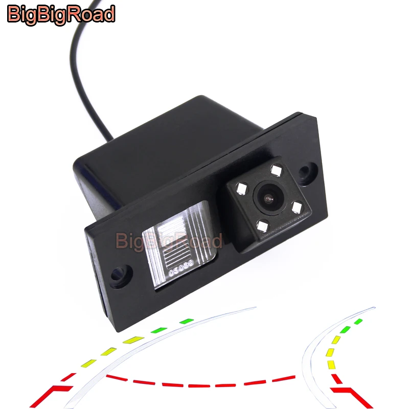 BigBigRoad For Hyundai Cargo H1 H-1 H300 H100 Grand Starex Royale iMax iload i800 Car Dynamic Trajectory Tracks Rear View Camera