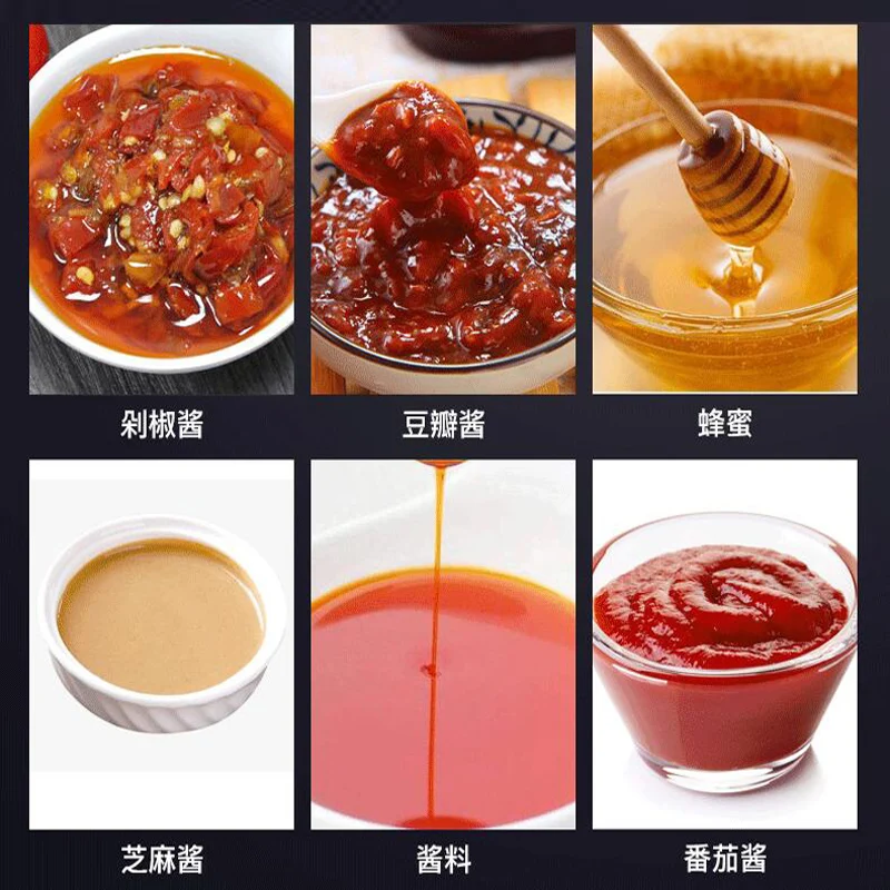 Hybride vulmachine saus kwantitatieve vulmachine pneumatische drijfmest mengen vulmachine honing, ketchup, shampoo