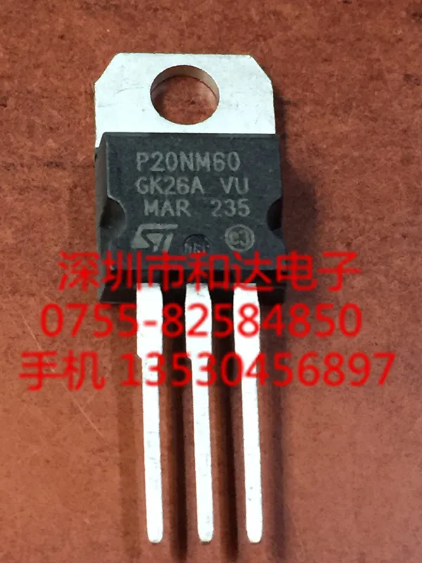 10Pcs STP20NM60 TO-220