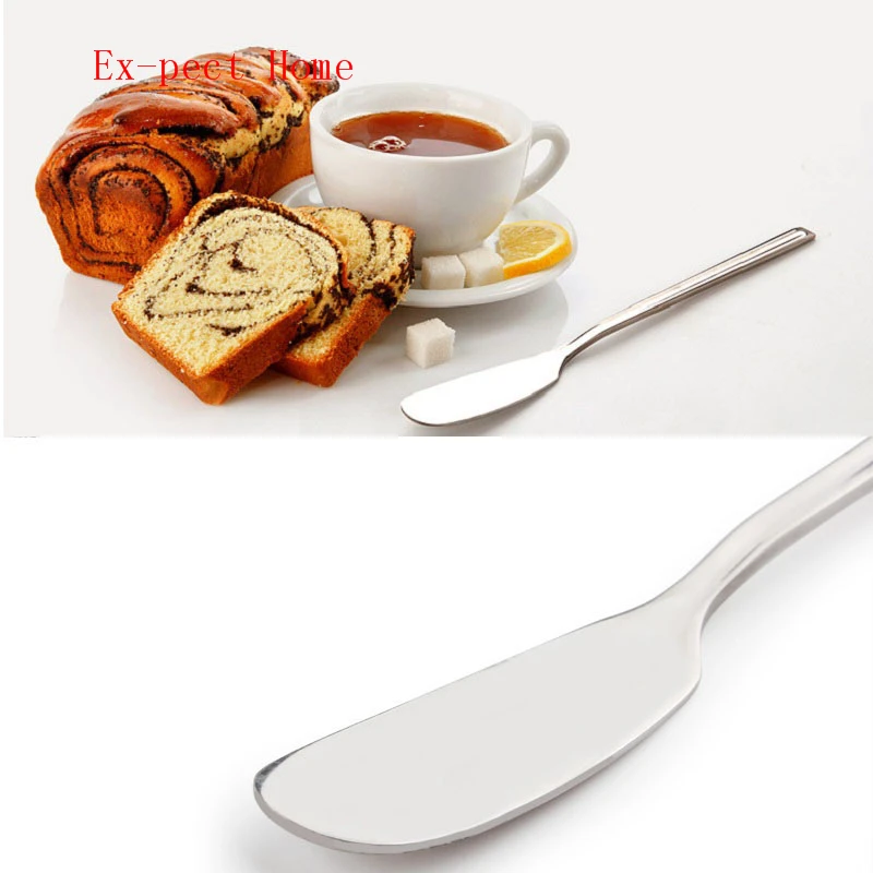 

100pcs Stainless Steel Kitchen Tools Utensil Cutlery Butter Spatula Knife Cheese Dessert Jam Spreader Breakfast Tool