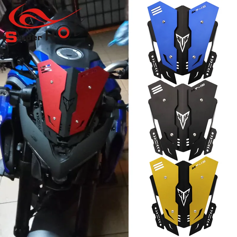 

Motorcycle Accessories Sport Touring Windshield Viser Visor WindScreen Wind Deflector fit for Yamaha MT15 MT 15 MT-15 2019 2020