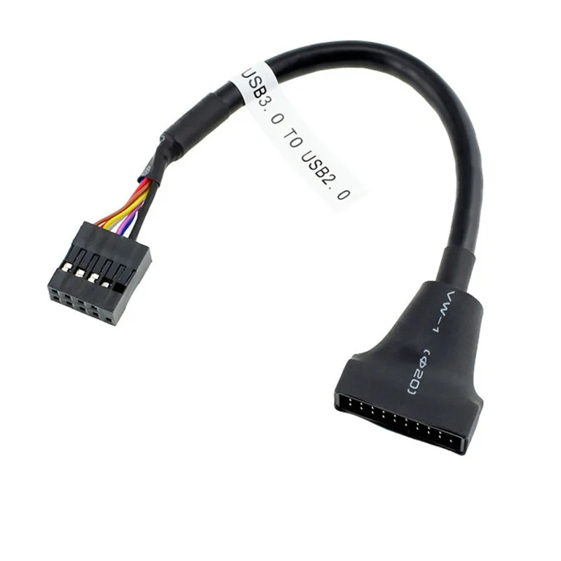 

USB 3.0 20 Pin Header Male to USB 2.0 9 Pin Motherboard Female Adapter Cable For USB3.0 Series Converter cable