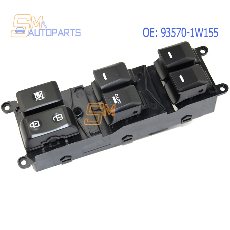 New Front Left Car Electric Power Window Switch For Hyundai Kia Rio Pride 2012-2015 93570-1W155 935701W155