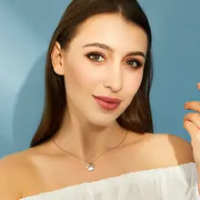 Cat Paw Necklace with Dog Footprint Pendant #2