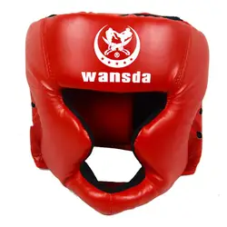 Boxing Headgear Professional Synthetic Leather MMA Protector Headgear Fighting Judo Kickboxing Head Guard Sparring Helmet