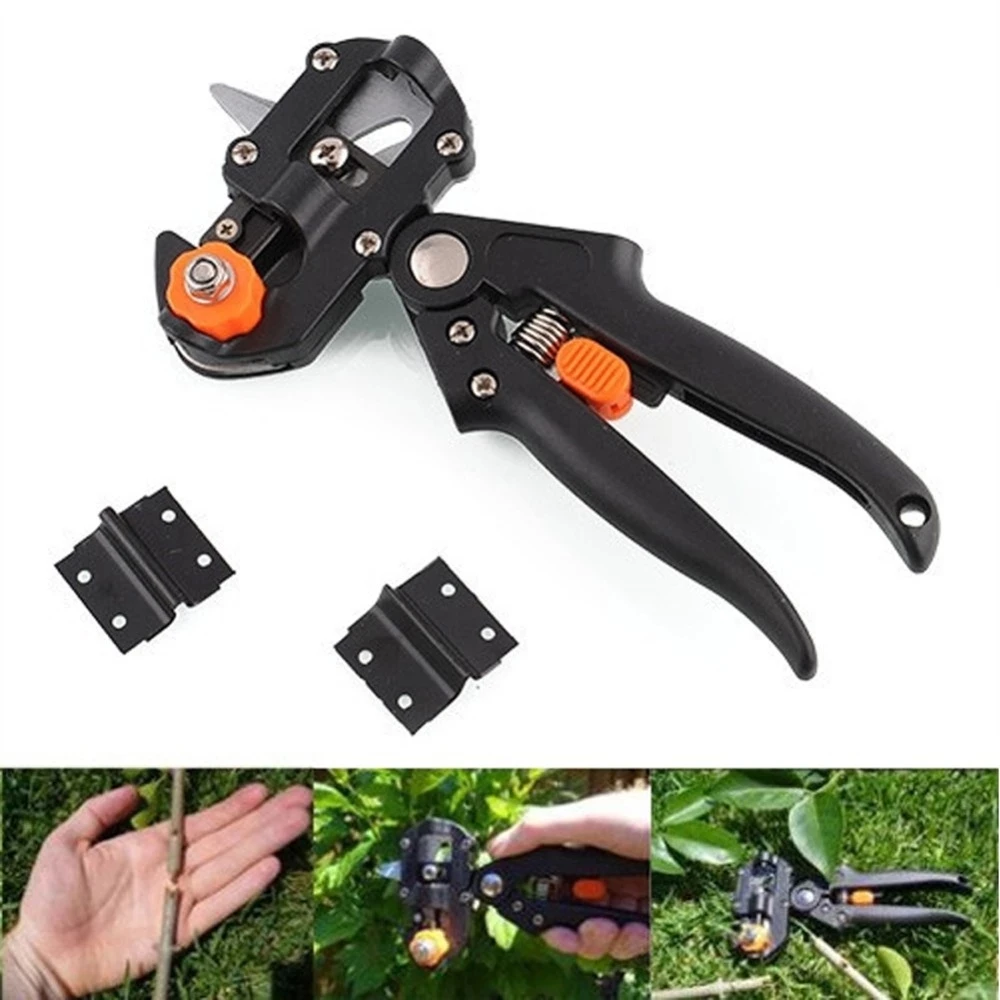 Garden Grafting Pruner Grafting Set Kit Farming Fruit Tree Pruning Shears Scissor Vaccination Plant Fruit Tree Cutting Machin