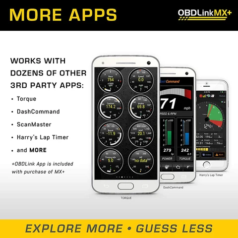 OBDLink LX MX+ Диагностический сканер ELM327 для iOS и Android — изображение товара