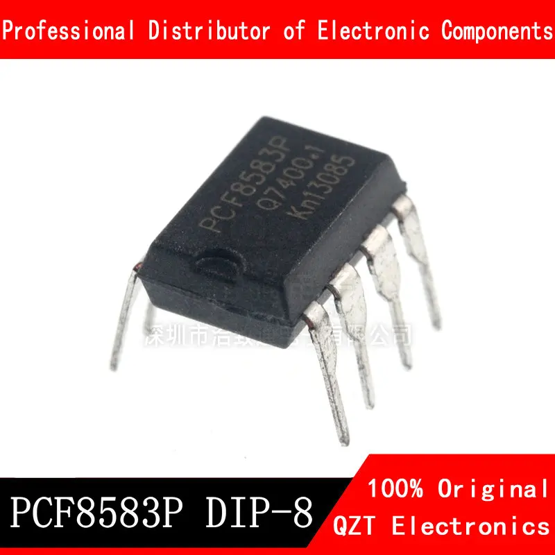 

10pcs/lot PCF8583P PCF8583 DIP-8 Clock timing real-time chip IC new original In Stock