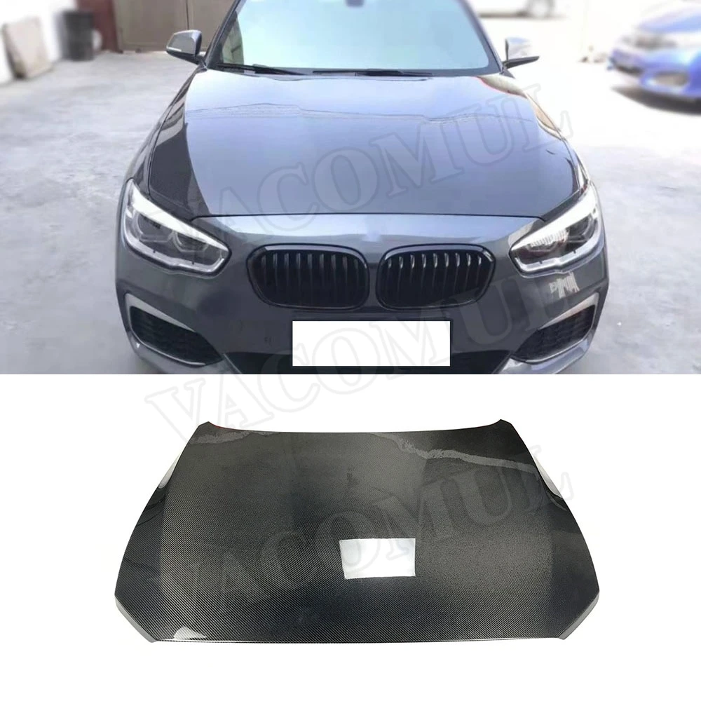 

Carbon Fiber Front Engine Hood Vent Cover for BMW 1 Series F20 2016-2018 Car Bonnet Cap Car Styling