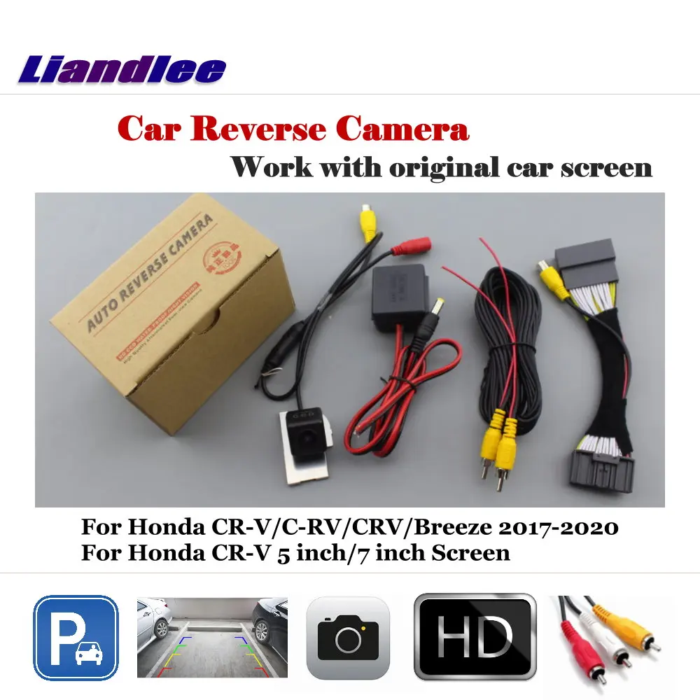 

For Honda CR-V/C-RV/CRV/Breeze 5/7 inch Screen 2017-2020 Car Back Up Camera AUTO Vehicle Backup CAM Accessories