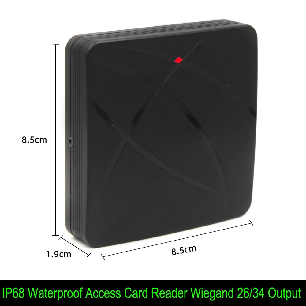 

Waterproof Proximity RFID ID EM Access Control Card Reader Wiegand 26 34 125KHz 13.56Mhz