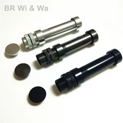 BR Wi & Wa Fly Aluminum Reel Seat Repair Fishing Rod, Compressed Wood, DIY, 30g, Size #16
