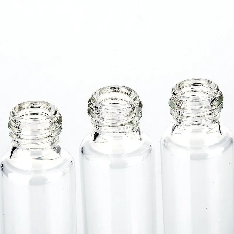 Bouteille de parfum Portable de voyage, 20 pièces, 5ml, 10ml, bouteilles à rouler, échantillon, conteneurs vides, boule à roulettes, Mini bouteilles rechargeables en verre