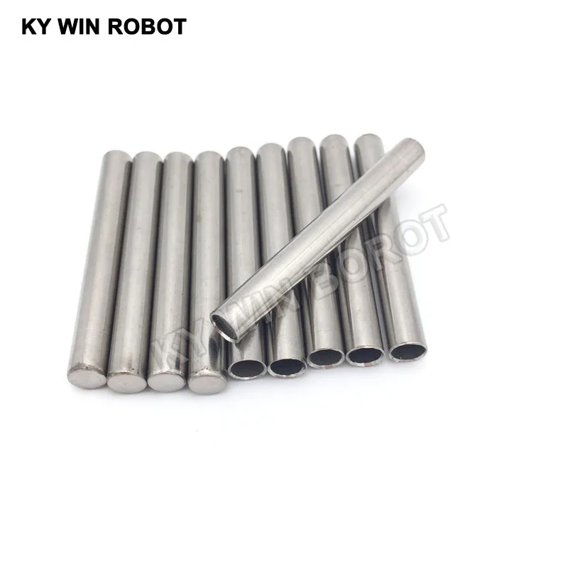 Tuyaux de boîtier en acier inoxydable pour capteur de température, manchon de protection, PT100, DS18B20, 6x50mm, lot de 5 pièces