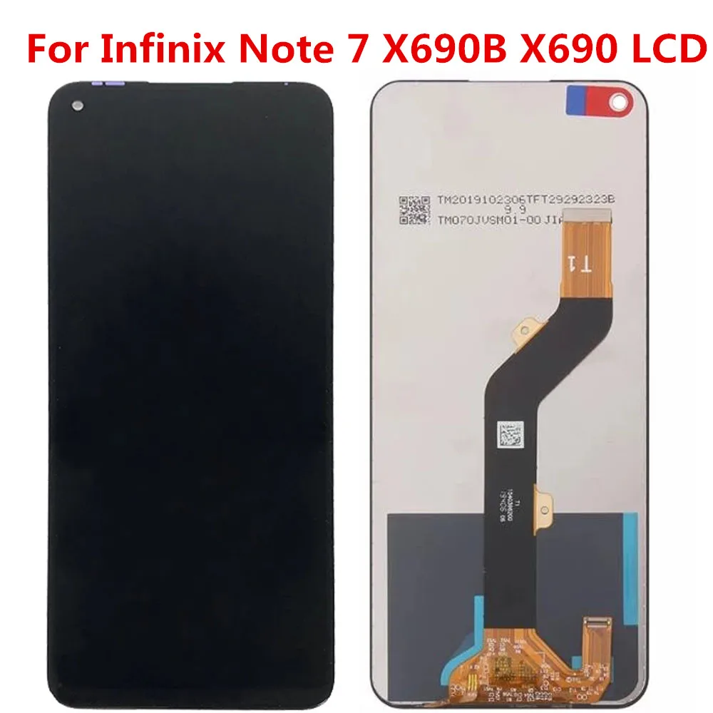 Original For INFINIX  X690 X690B ​LCD Display Touch Screen Assembly Repair Parts For Infinix note7 Touch Screen For tecno Note 7